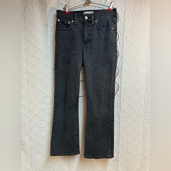 Madewell Black Cali Demi-Boot Size 27 Denim - Picture 1 of 9